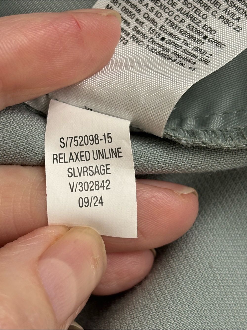 Old Navy Taylor relaxed suit blazer in silver sage - Picture 6 of 11